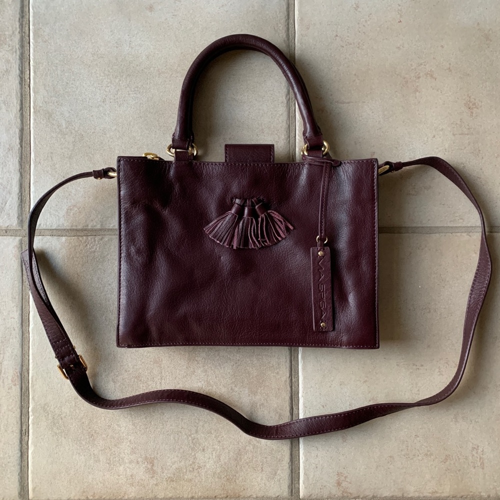 Via Spiga Maroon Mini Bag